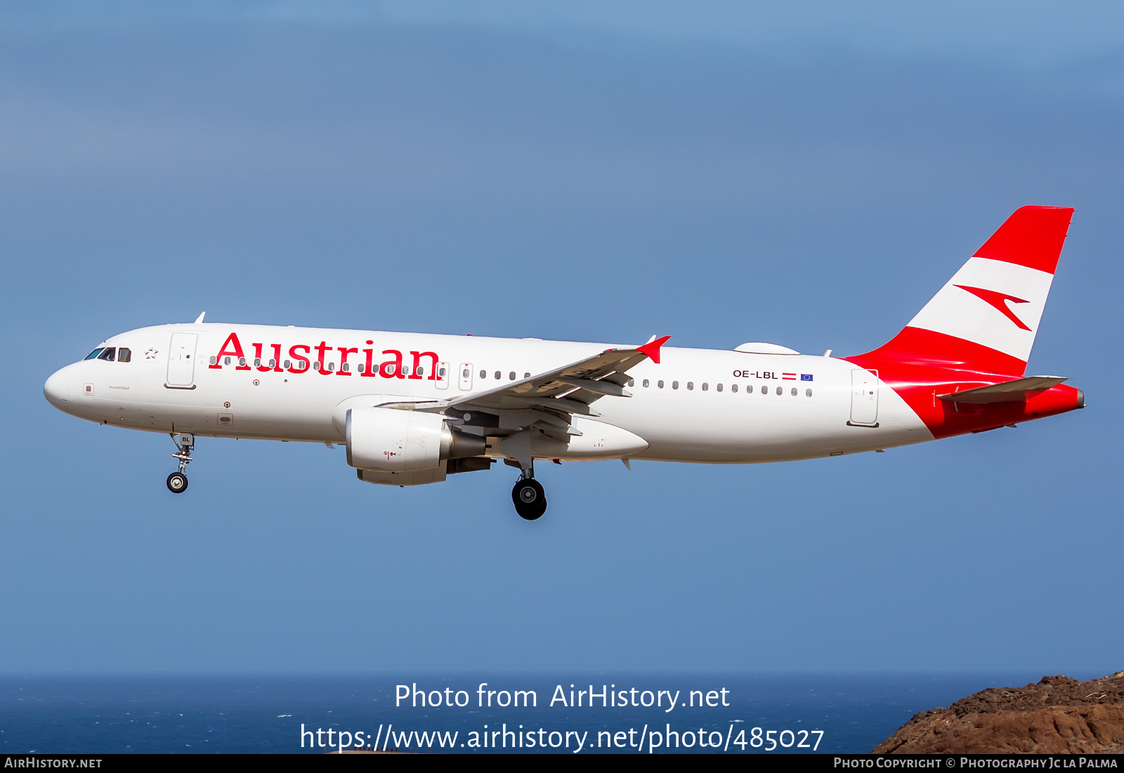 Aircraft Photo of OE-LBL | Airbus A320-214 | Austrian Airlines | AirHistory.net #485027