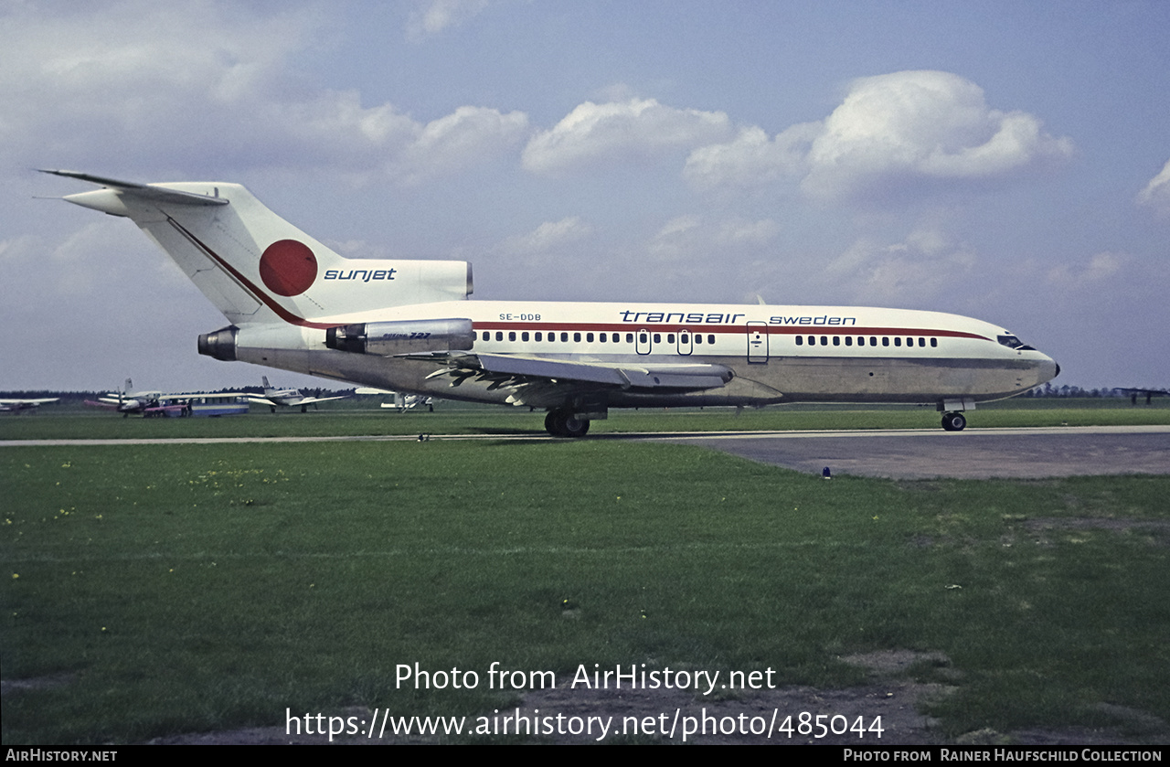 Aircraft Photo of SE-DDB | Boeing 727-134 | Transair Sweden | AirHistory.net #485044