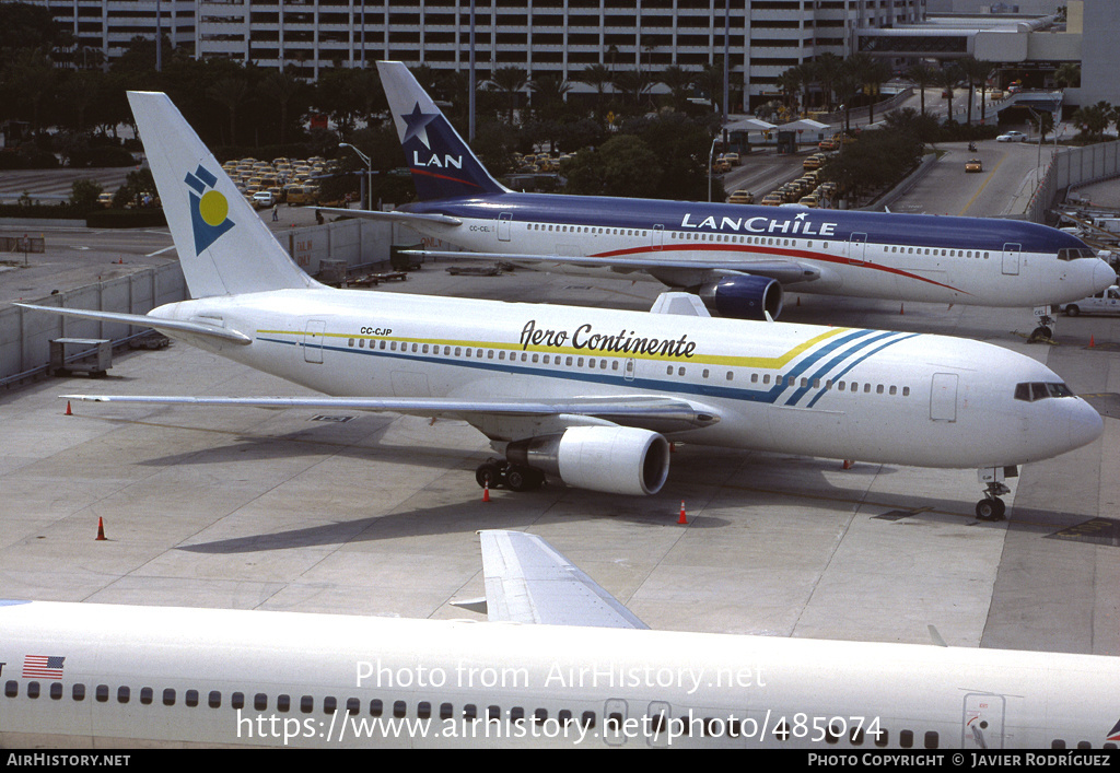 Aircraft Photo of CC-CJP | Boeing 767-219/ER | Aero Continente | AirHistory.net #485074