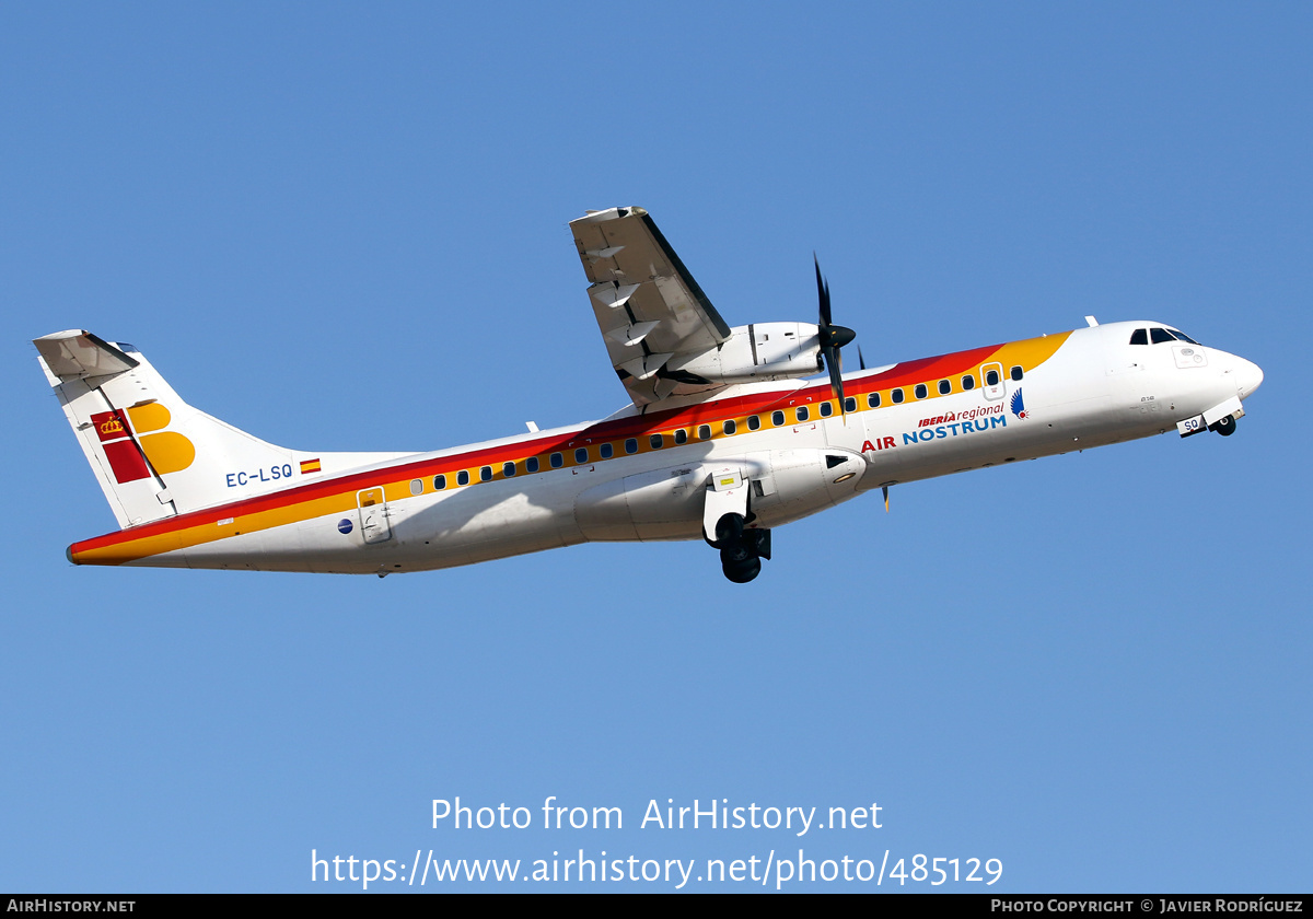 Aircraft Photo of EC-LSQ | ATR ATR-72-600 (ATR-72-212A) | Iberia Regional | AirHistory.net #485129