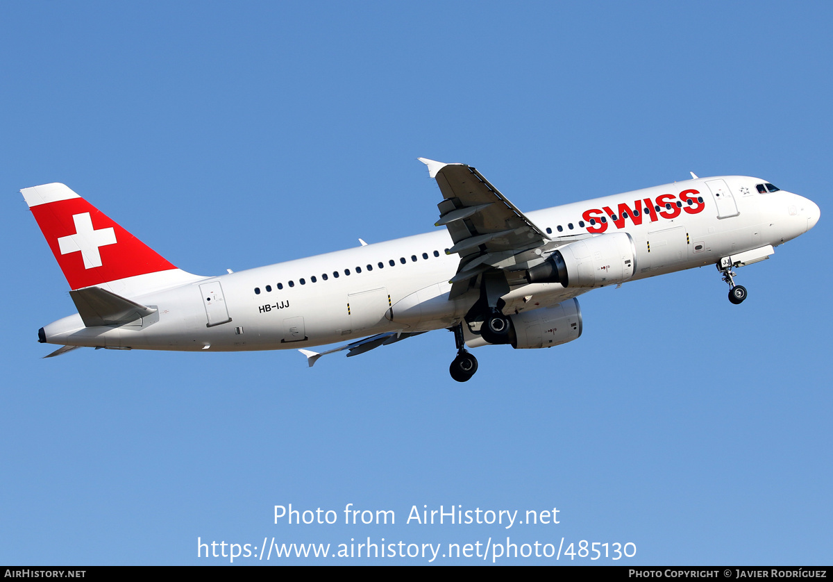 Aircraft Photo of HB-IJJ | Airbus A320-214 | Swiss International Air Lines | AirHistory.net #485130