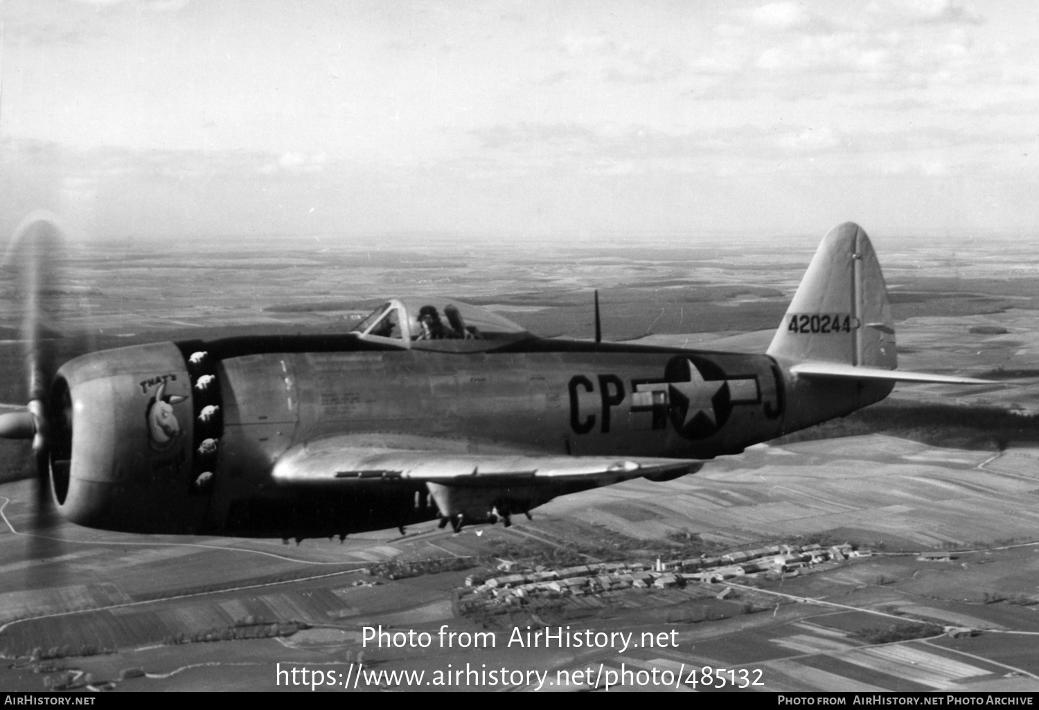 Aircraft Photo of 44-20244 / 420244 | Republic P-47D Thunderbolt | USA - Air Force | AirHistory.net #485132