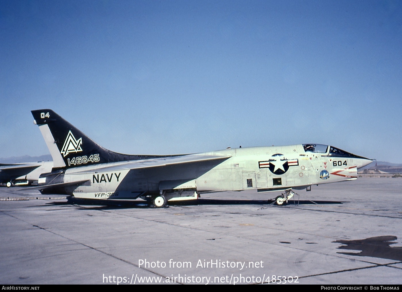 Aircraft Photo of 146845 | Vought RF-8G Crusader | USA - Navy | AirHistory.net #485302