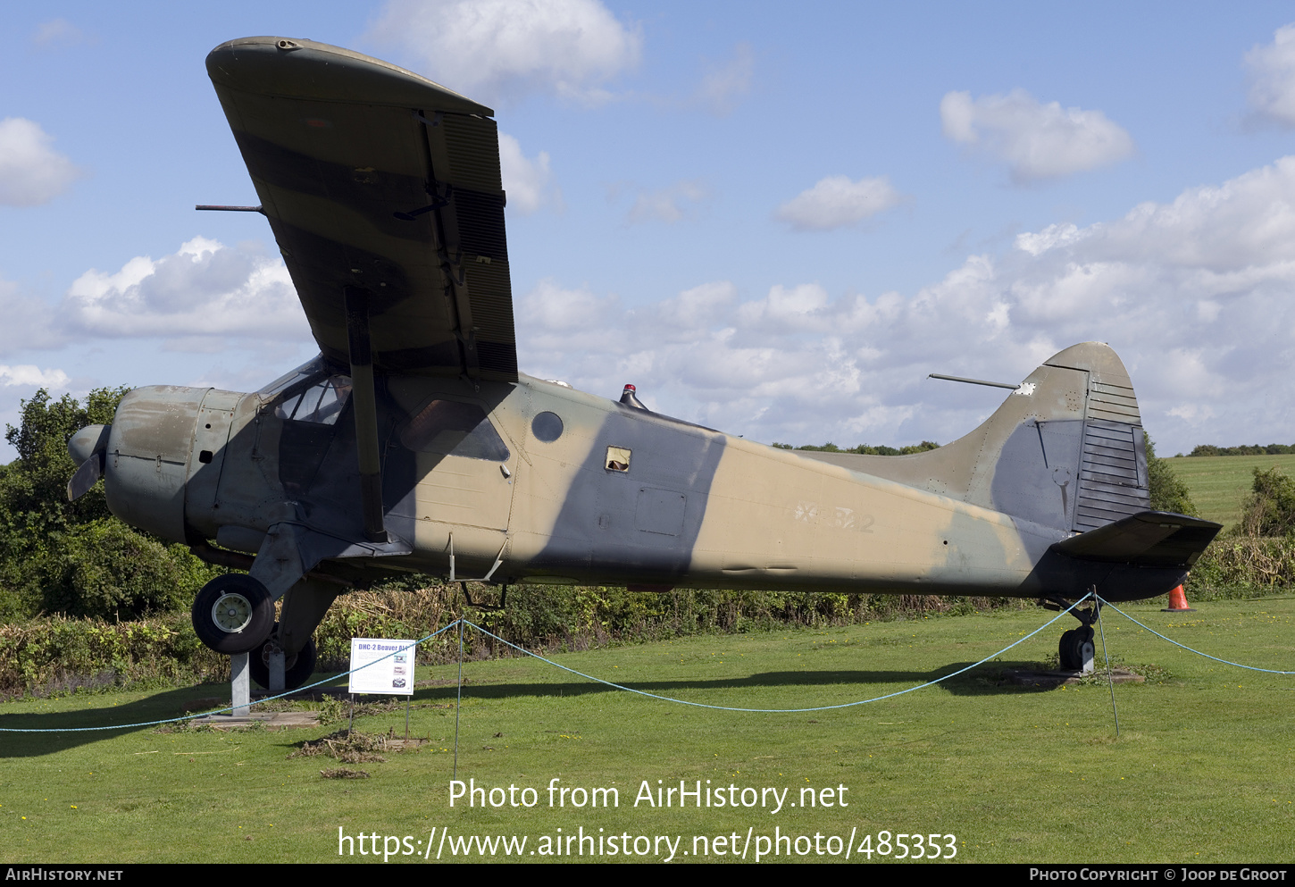 Aircraft Photo of XP822 | De Havilland Canada DHC-2 Beaver AL.1 | UK - Army | AirHistory.net #485353