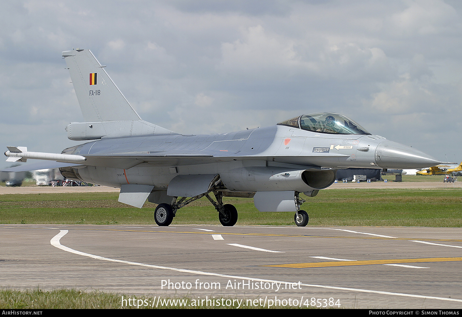 Aircraft Photo of FA-118 | General Dynamics F-16AM Fighting Falcon | Belgium - Air Force | AirHistory.net #485384