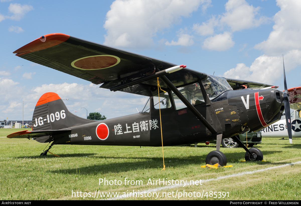 Aircraft Photo of N305AB / JG-1096 | Cessna O-1A Bird Dog | Japan - Air Force | AirHistory.net #485391