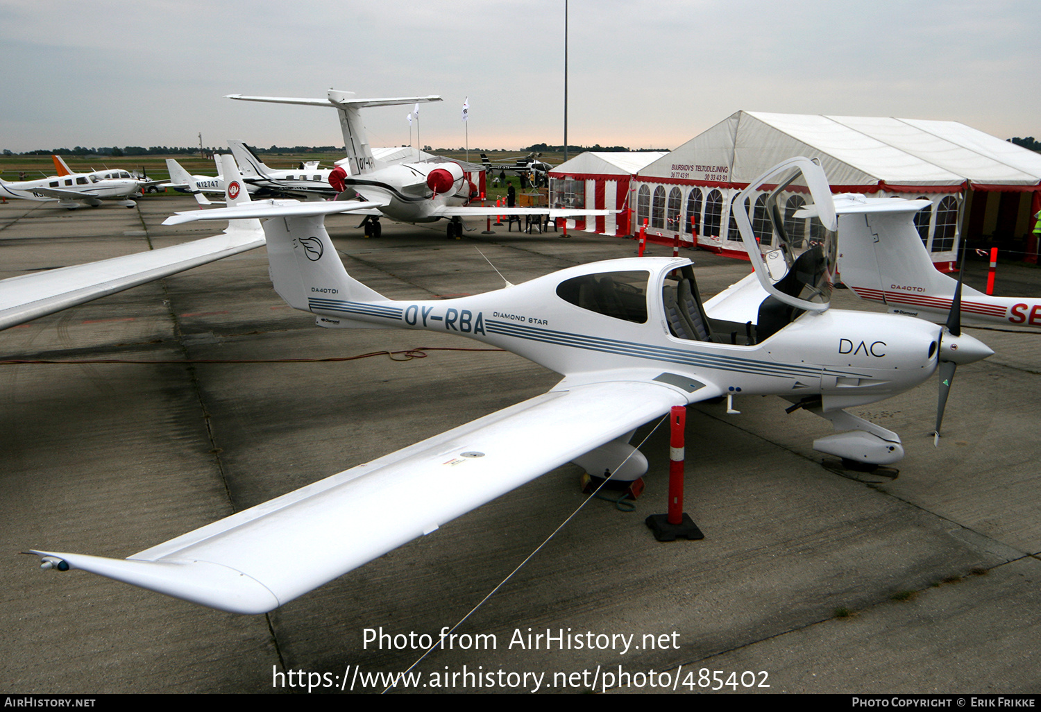 Aircraft Photo of OY-RBA | Diamond DA40D Diamond Star TDI | DAC - Danish Aviation Capital | AirHistory.net #485402