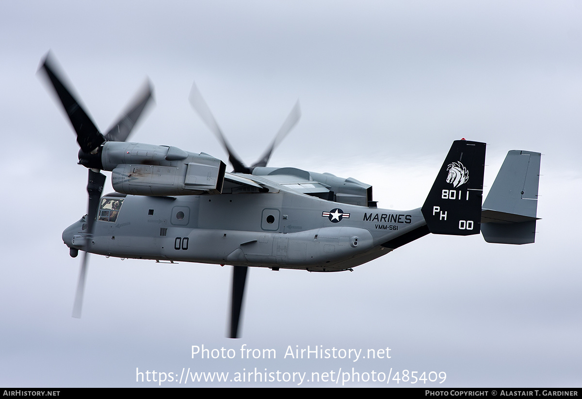 Aircraft Photo of 168011 | Bell-Boeing MV-22B Osprey | USA - Marines | AirHistory.net #485409