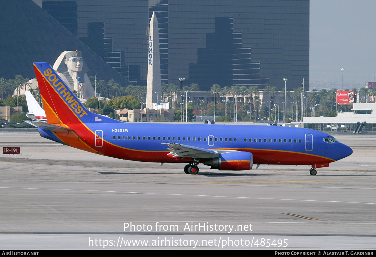 Aircraft Photo of N385SW | Boeing 737-3H4 | Southwest Airlines | AirHistory.net #485495