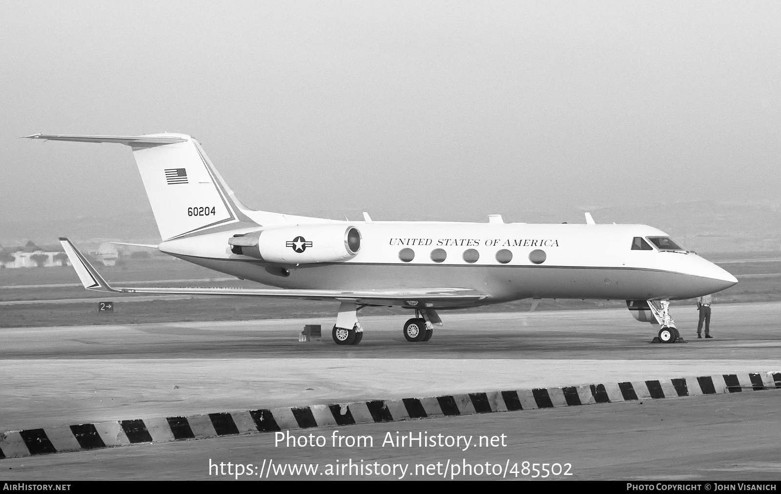 Aircraft Photo of 86-0204 / 60204 | Gulfstream Aerospace C-20B Gulfstream III (G-1159A) | USA - Air Force | AirHistory.net #485502