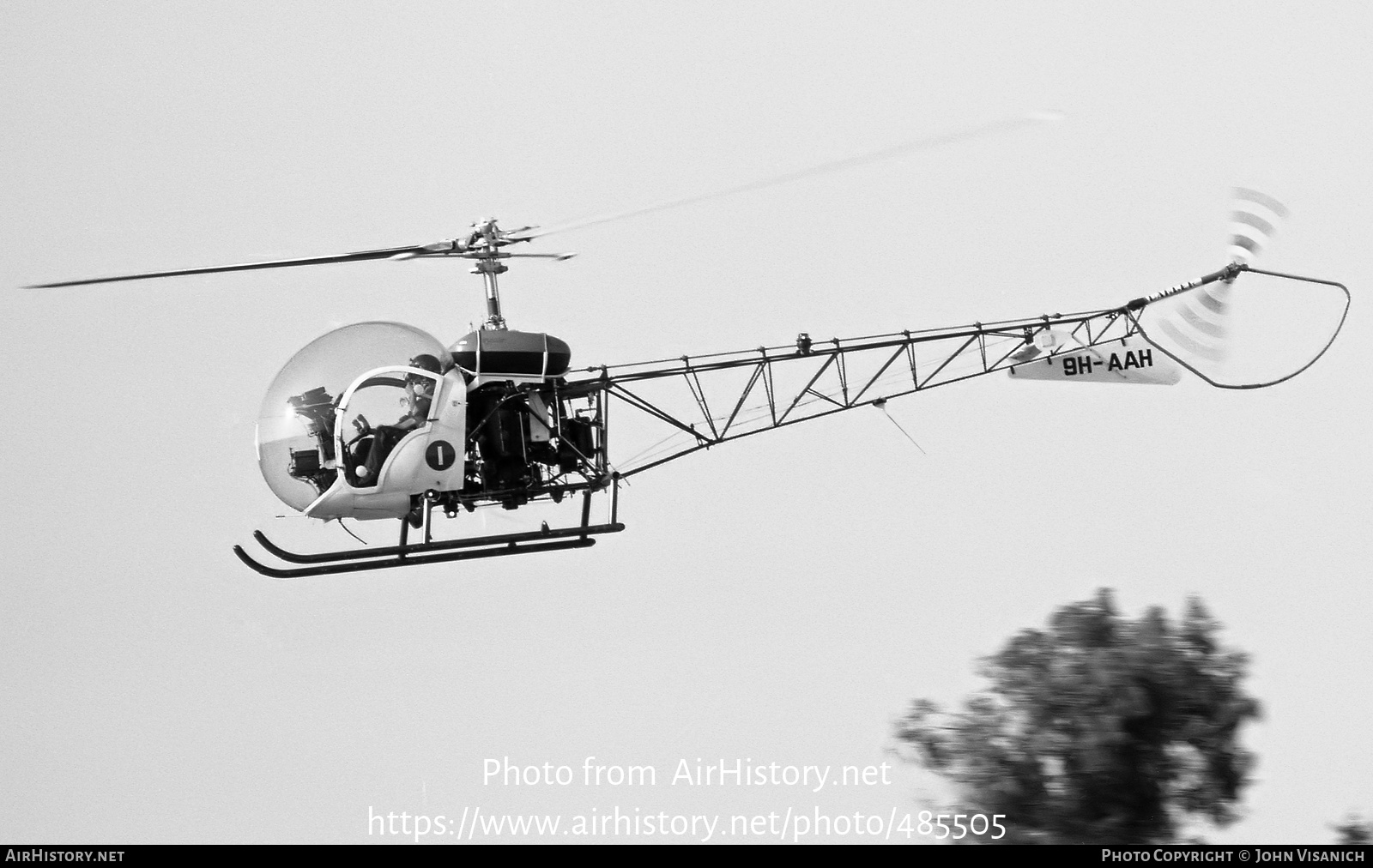 Aircraft Photo of 9H-AAH | Bell 47G-2 | Malta - Air Force | AirHistory.net #485505