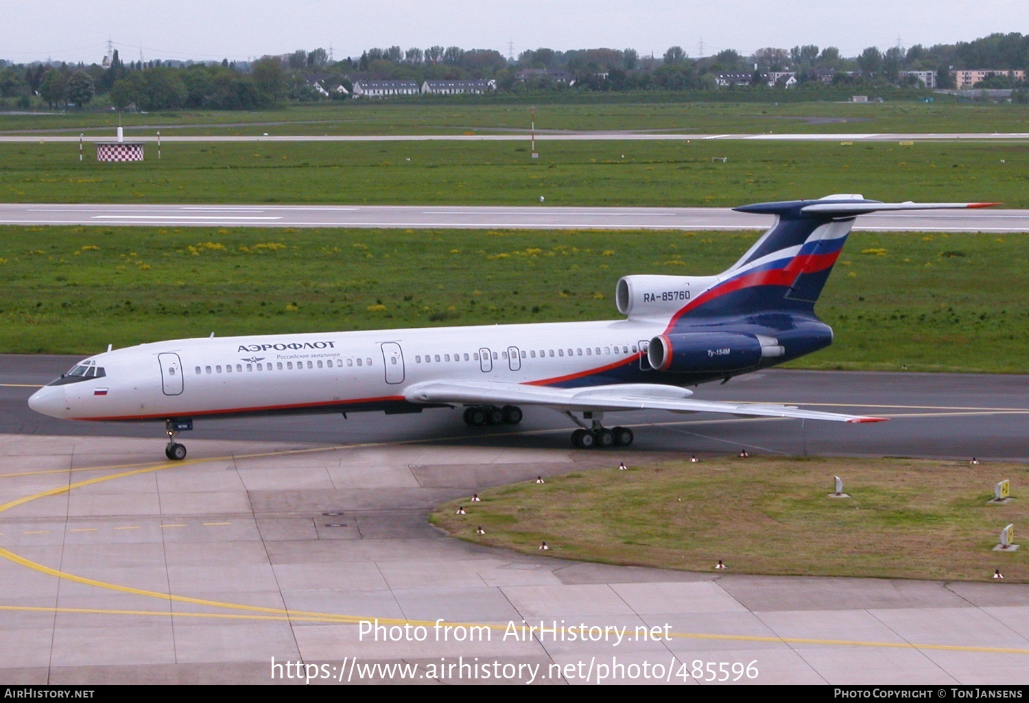 Aircraft Photo of RA-85760 | Tupolev Tu-154M | Aeroflot - Russian Airlines | AirHistory.net #485596