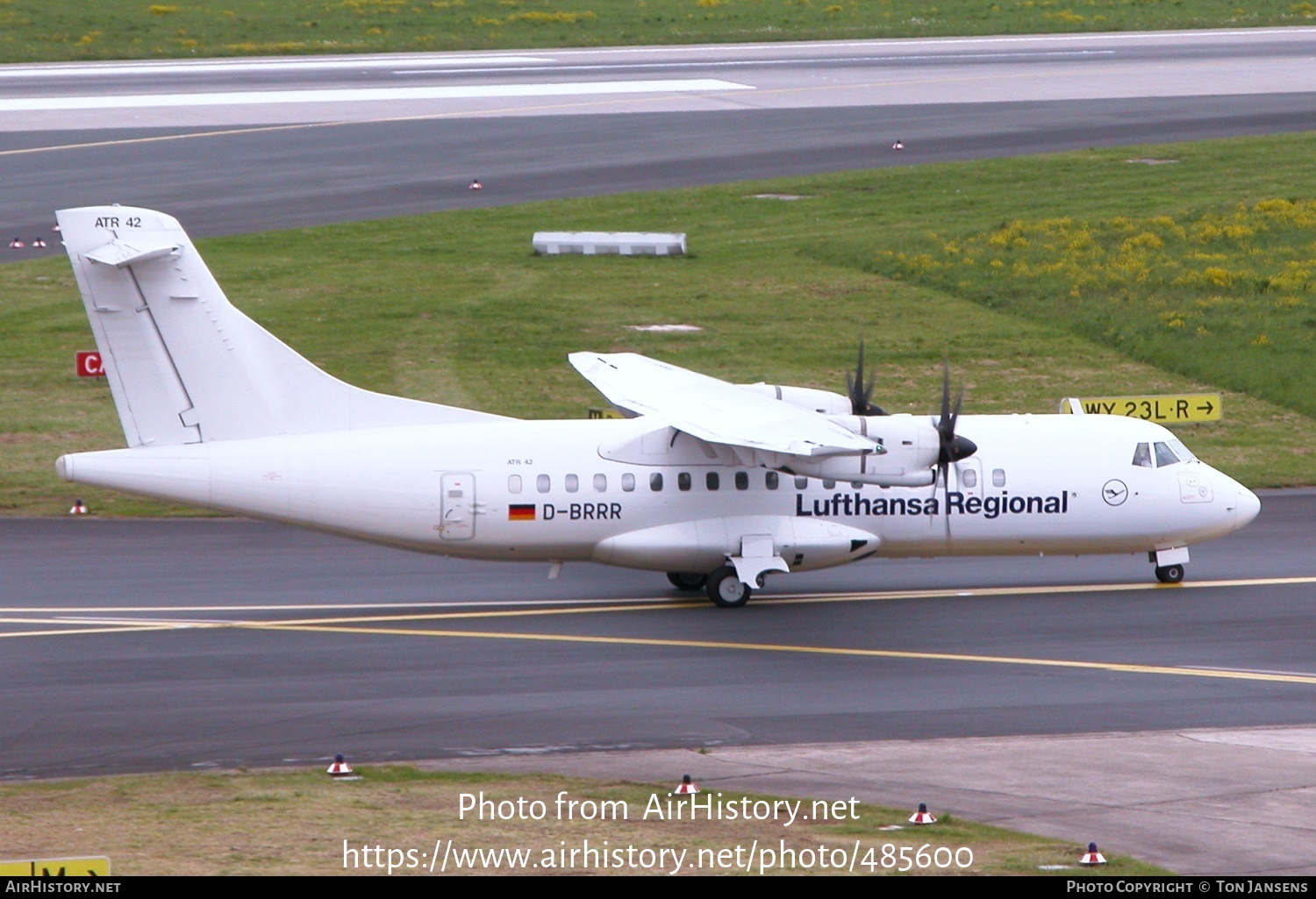 Aircraft Photo of D-BRRR | ATR ATR-42-500 | Lufthansa Regional | AirHistory.net #485600