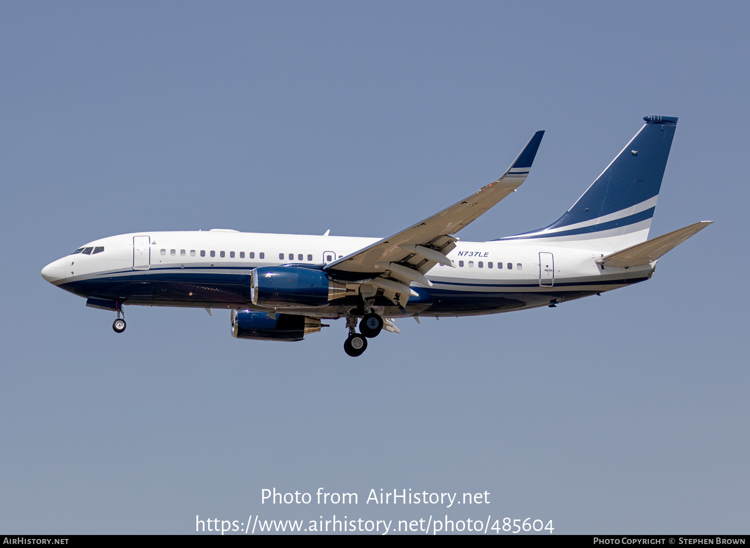 Aircraft Photo of N737LE | Boeing 737-75V BBJ | AirHistory.net #485604