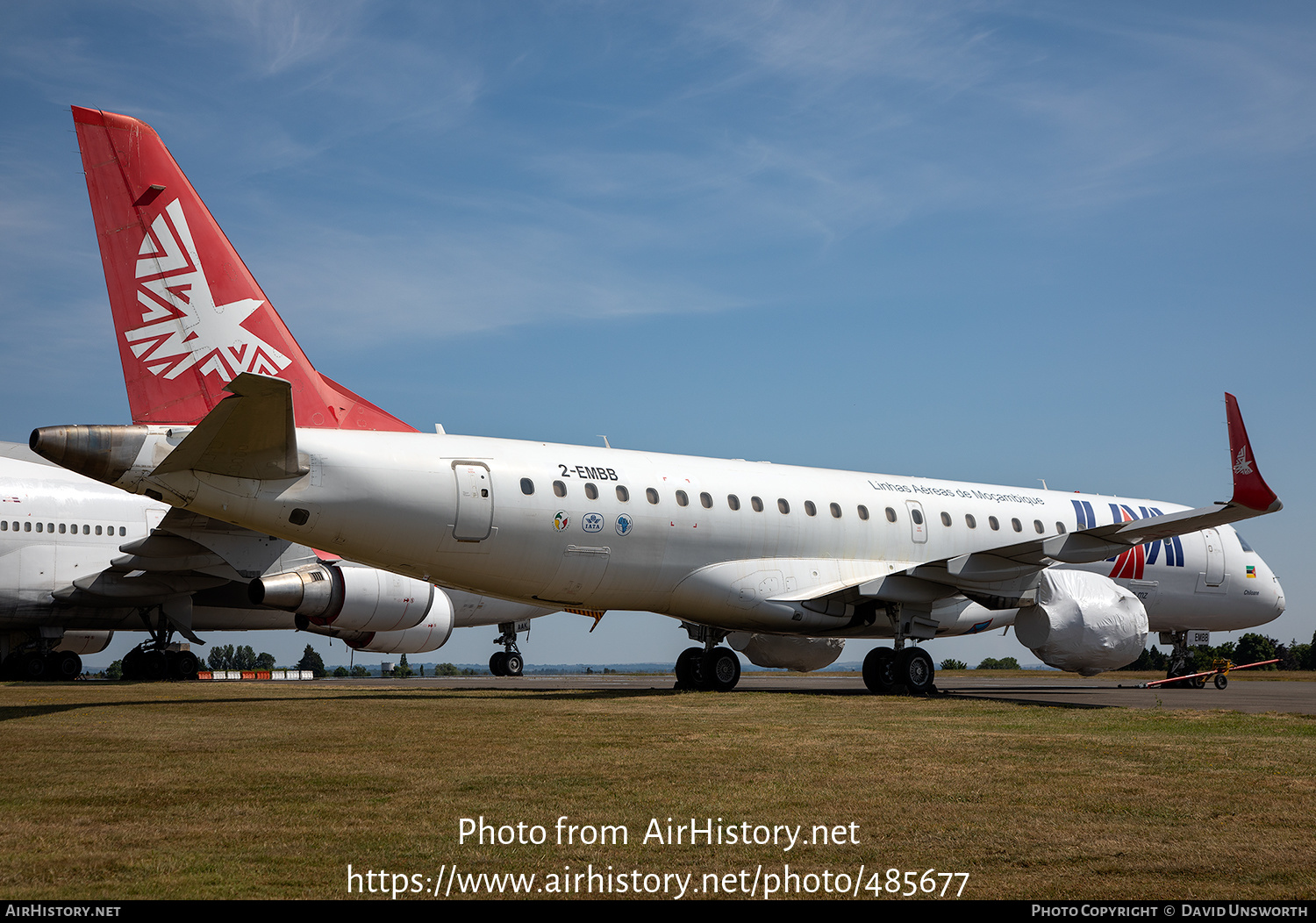 Aircraft Photo of 2-EMBB | Embraer 190AR (ERJ-190-100IGW) | LAM - Linhas Aéreas de Moçambique | AirHistory.net #485677