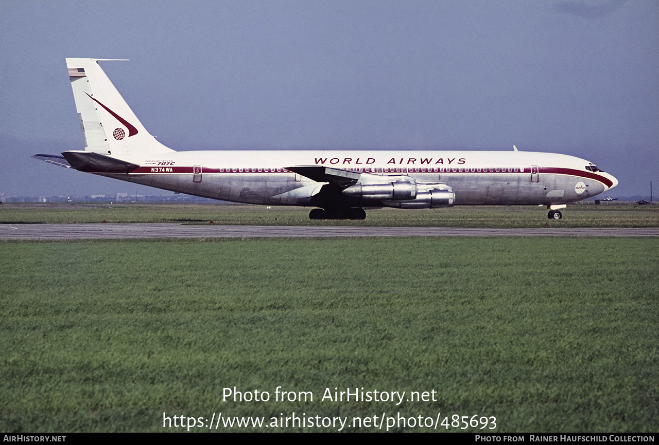 Aircraft Photo of N374WA | Boeing 707-373C | World Airways | AirHistory.net #485693