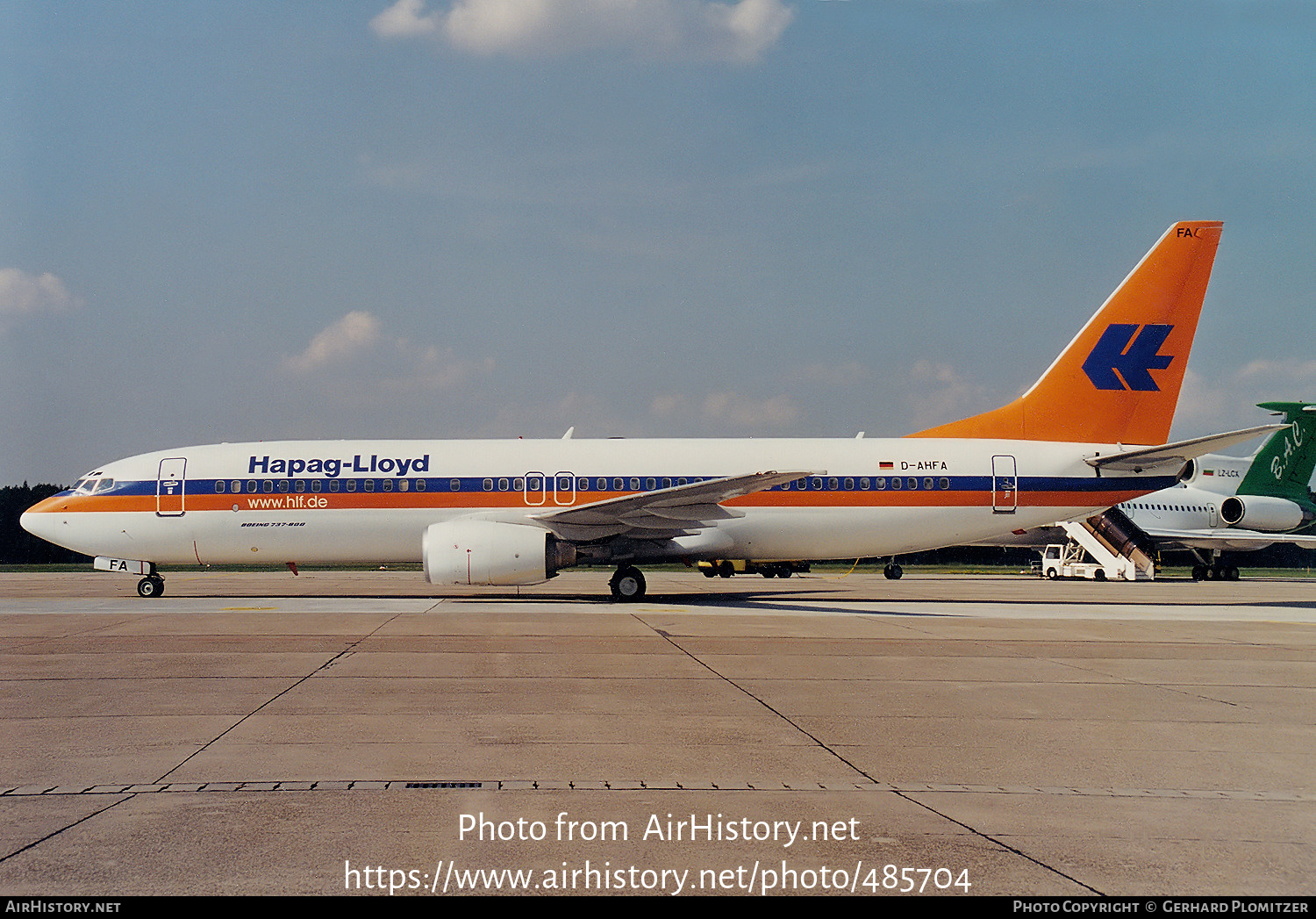 Aircraft Photo of D-AHFA | Boeing 737-8K5 | Hapag-Lloyd | AirHistory.net #485704