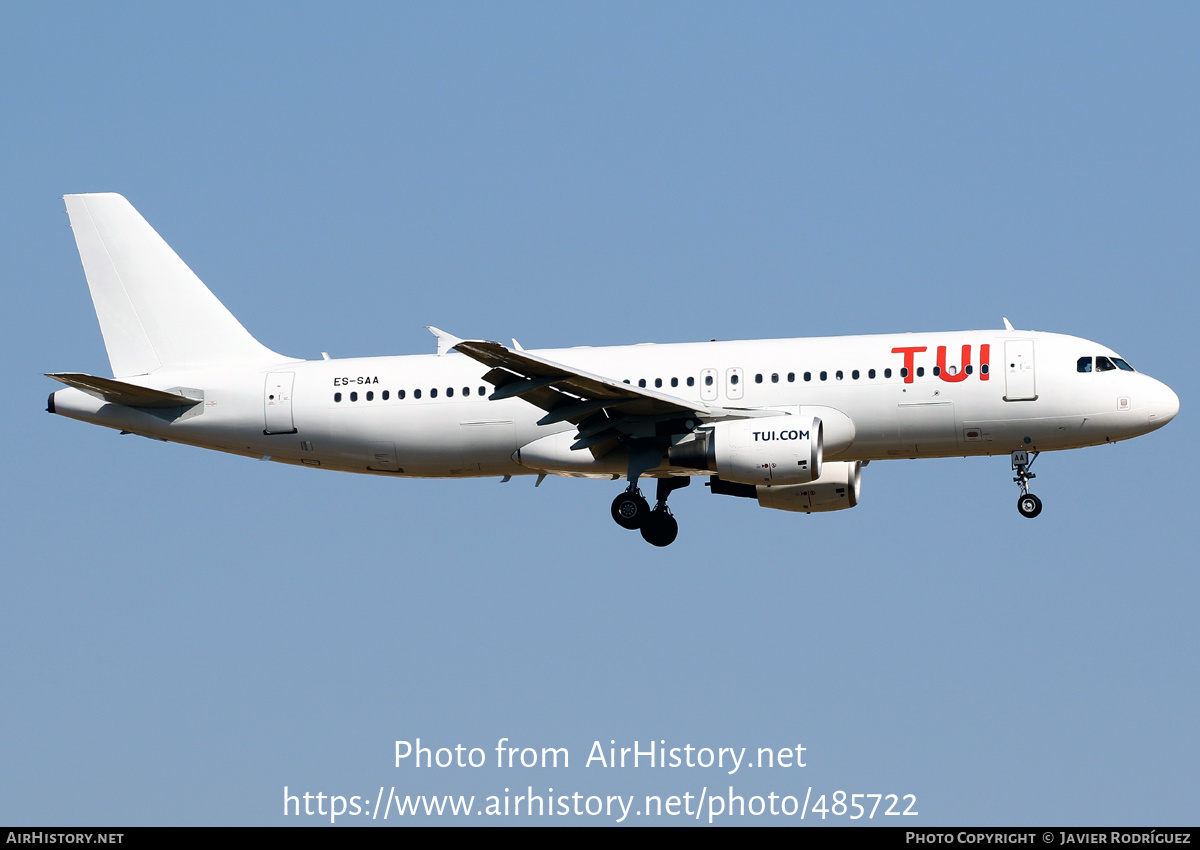 Aircraft Photo of ES-SAA | Airbus A320-214 | TUI | AirHistory.net #485722