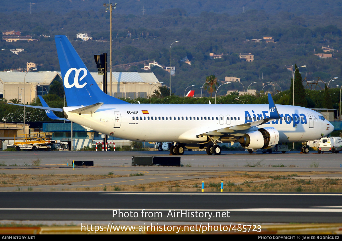 Aircraft Photo of EC-NUY | Boeing 737-8GP | Air Europa | AirHistory.net #485723