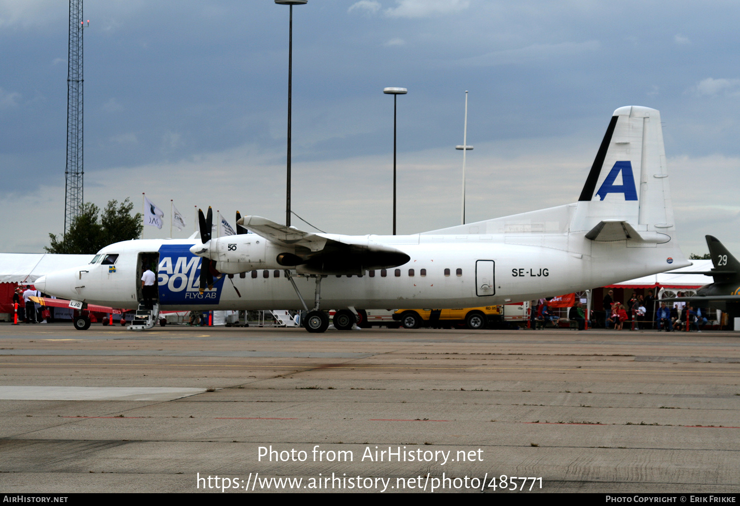 Aircraft Photo of SE-LJG | Fokker 50 | Amapola Flyg | AirHistory.net #485771