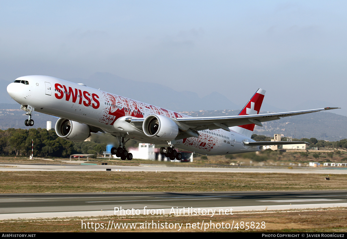 Aircraft Photo of HB-JNA | Boeing 777-3DE/ER | Swiss International Air Lines | AirHistory.net #485828