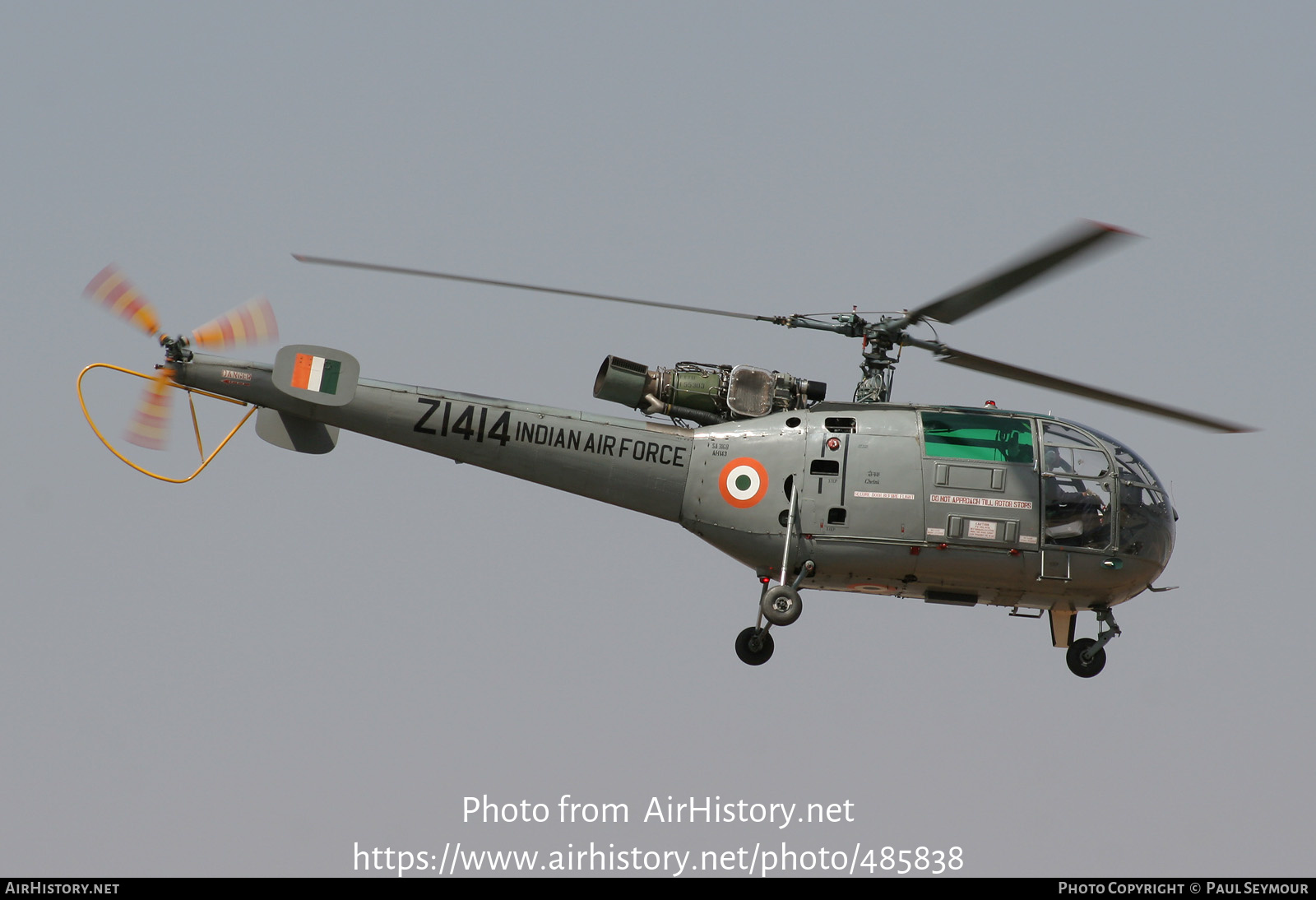 Aircraft Photo of Z1414 | Hindustan SA-316B Chetak | India - Air Force | AirHistory.net #485838