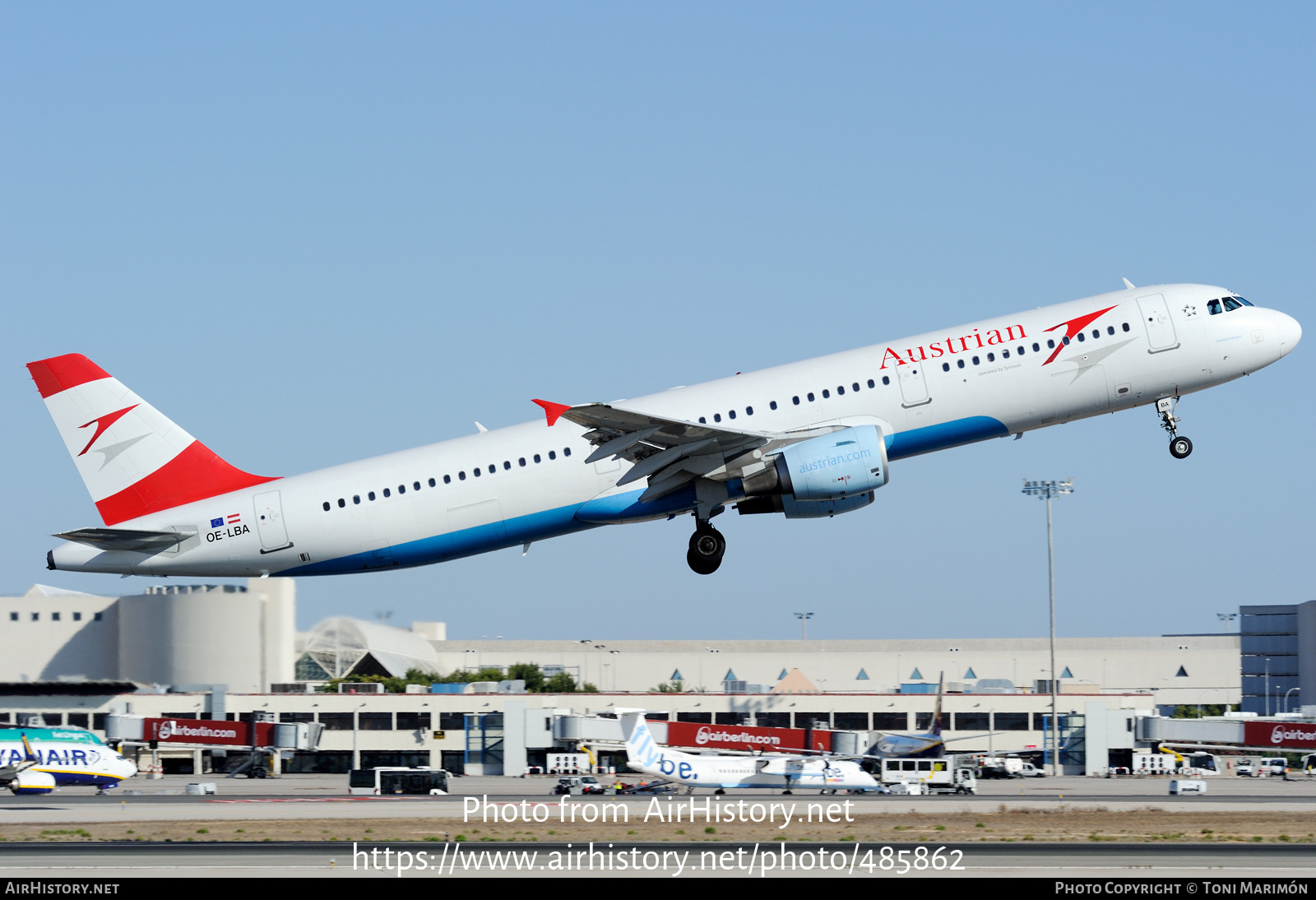 Aircraft Photo of OE-LBA | Airbus A321-111 | Austrian Airlines | AirHistory.net #485862