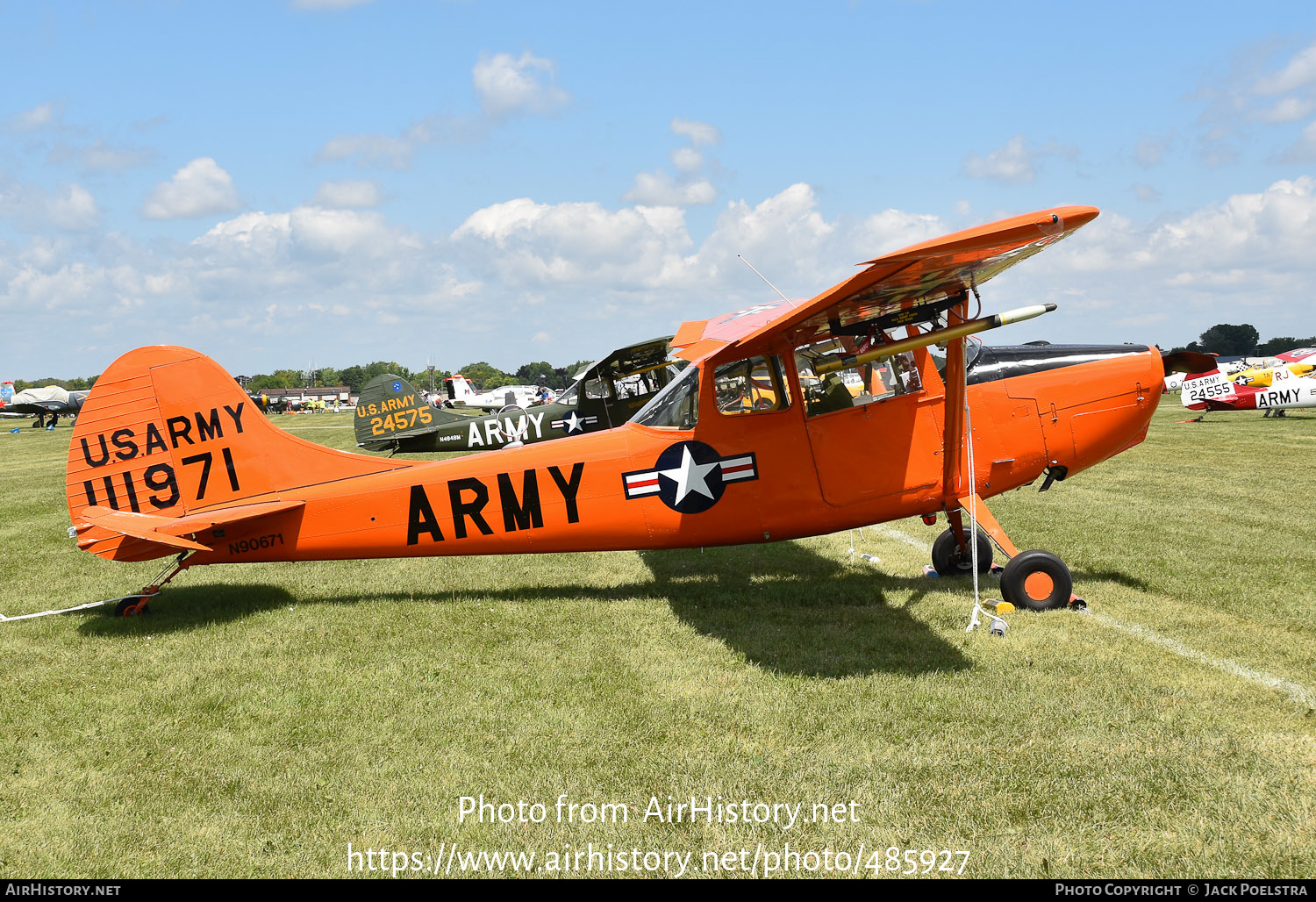 Aircraft Photo of N90671 / 111971 | Cessna O-1A Bird Dog | USA - Army | AirHistory.net #485927