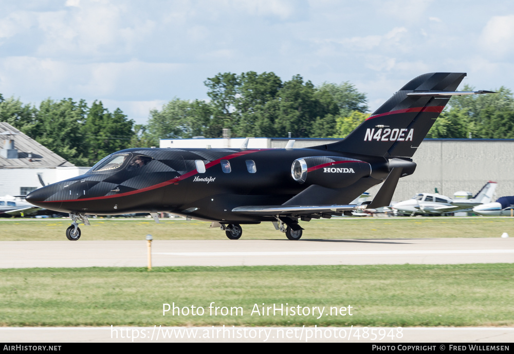 Aircraft Photo of N420EA | Honda HA-420 HondaJet | AirHistory.net #485948