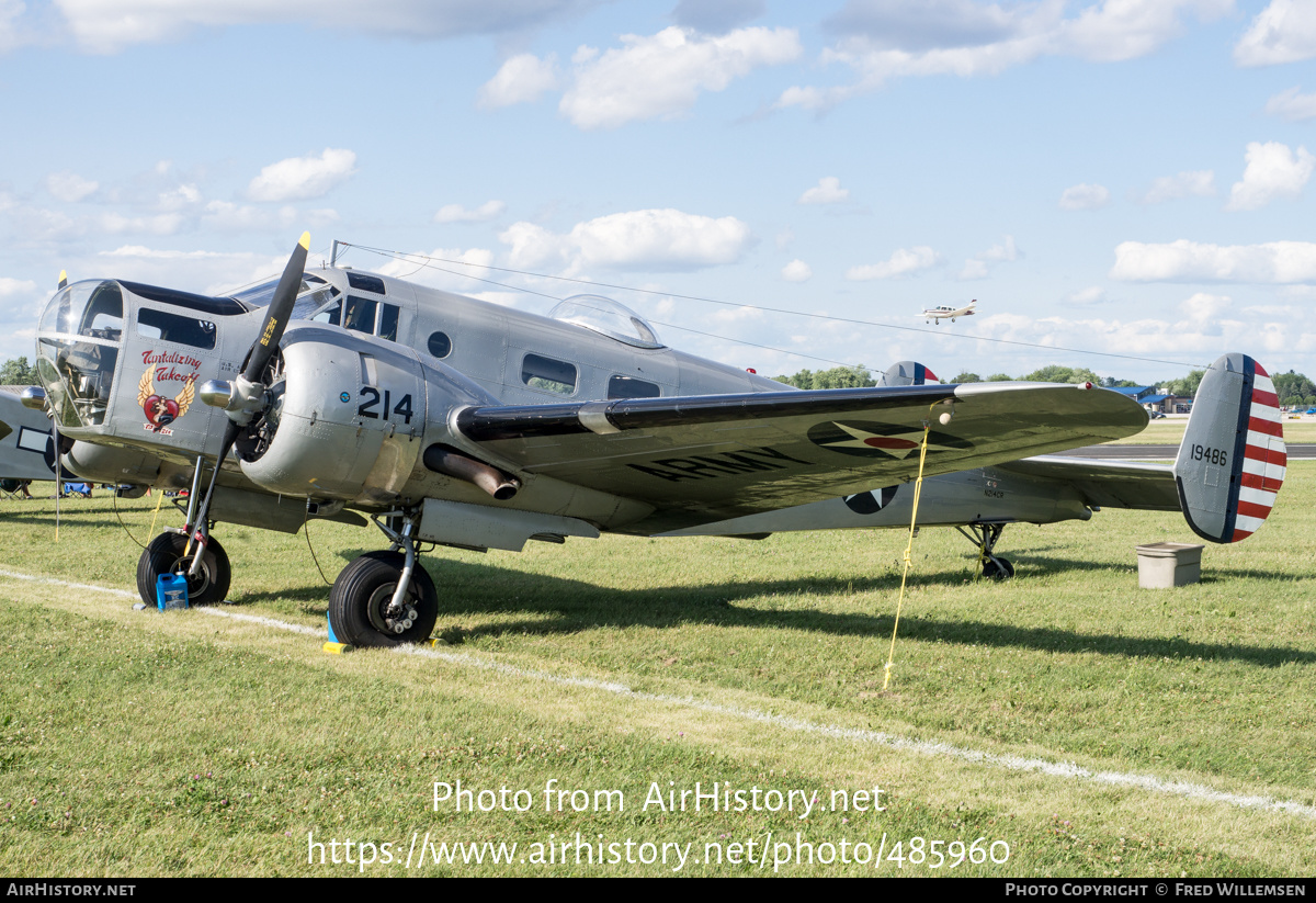 Aircraft Photo of N214CR / 19486 | Hamilton AT-11 | USA - Air Force | AirHistory.net #485960