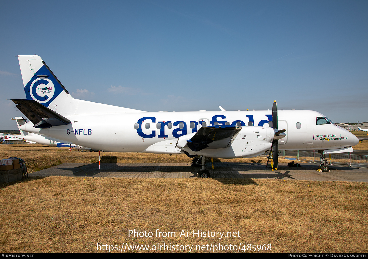 Aircraft Photo of G-NFLB | Saab 340B | Cranfield University | AirHistory.net #485968