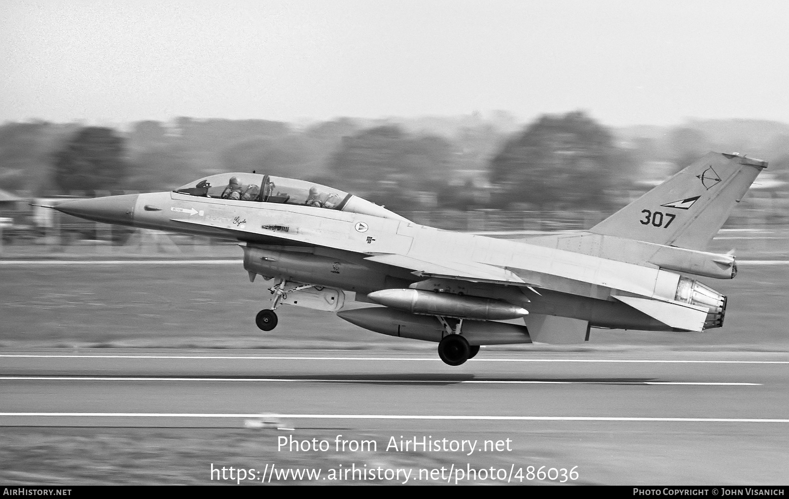 Aircraft Photo of 307 | General Dynamics F-16B Fighting Falcon | Norway - Air Force | AirHistory.net #486036