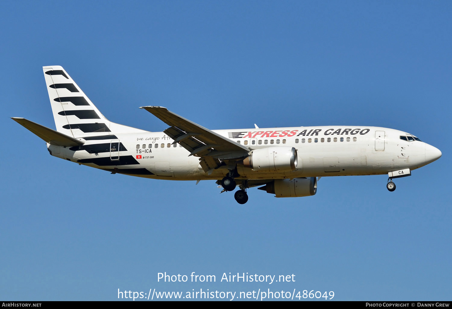 Aircraft Photo of TS-ICA | Boeing 737-330(QC) | Express Air Cargo | AirHistory.net #486049