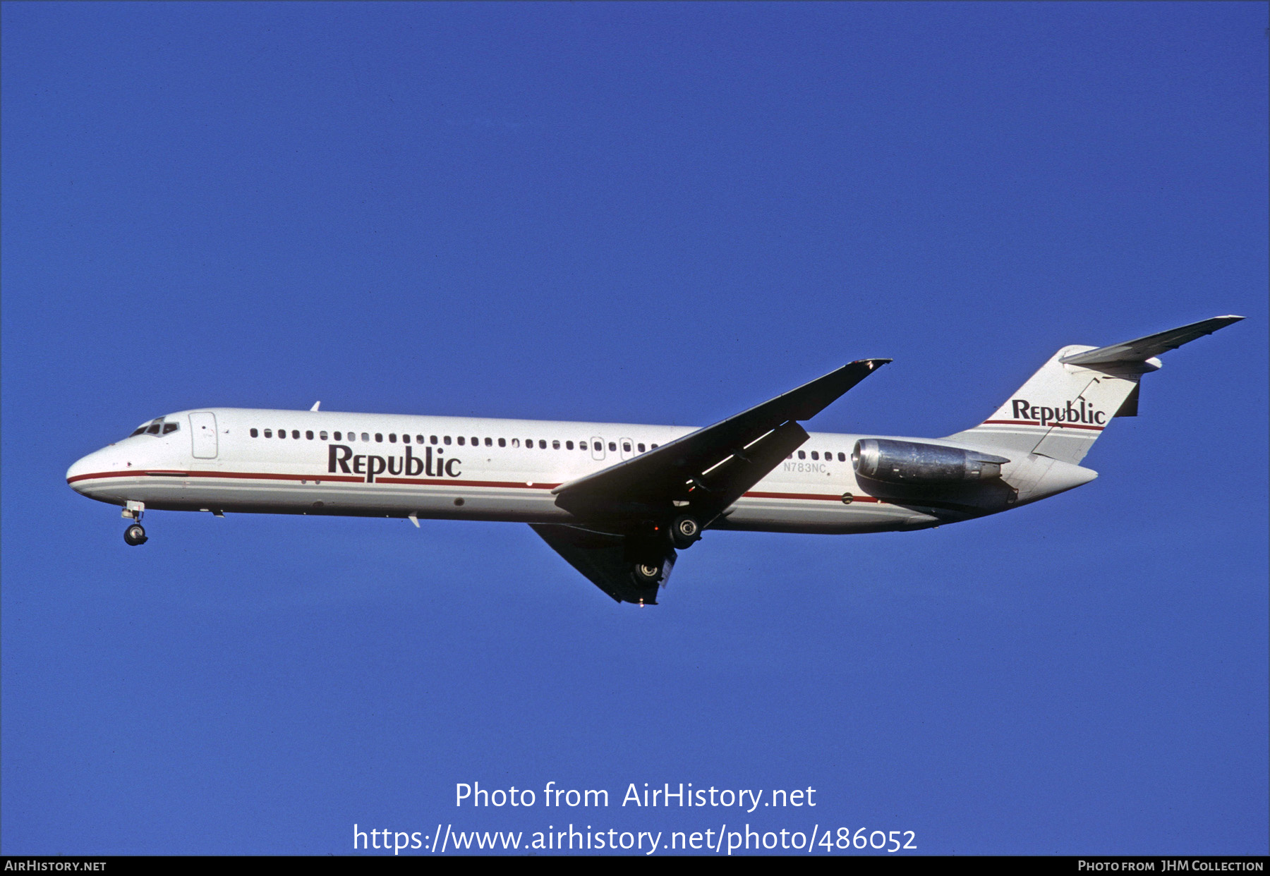 Aircraft Photo of N783NC | McDonnell Douglas DC-9-51 | Republic Airlines | AirHistory.net #486052