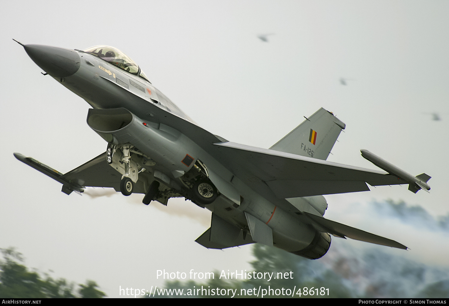 Aircraft Photo of FA-126 | General Dynamics F-16A Fighting Falcon | Belgium - Air Force | AirHistory.net #486181