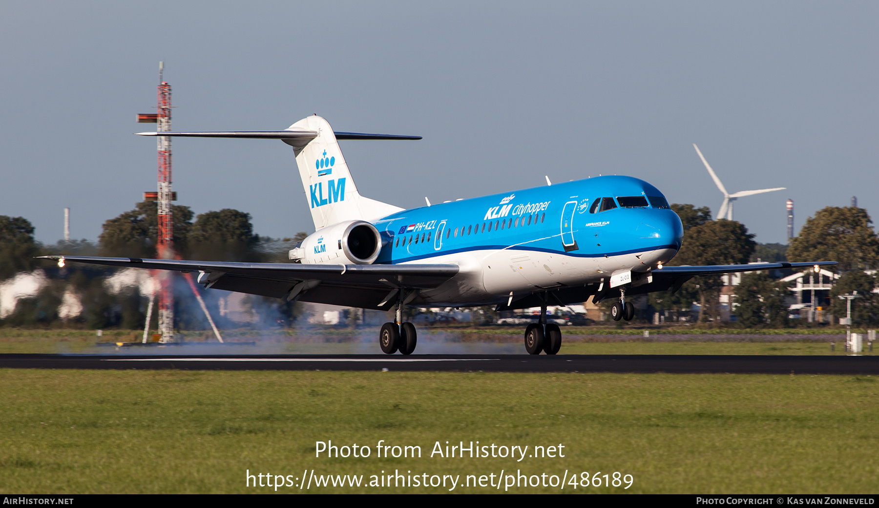 Aircraft Photo of PH-KZL | Fokker 70 (F28-0070) | KLM Cityhopper | AirHistory.net #486189