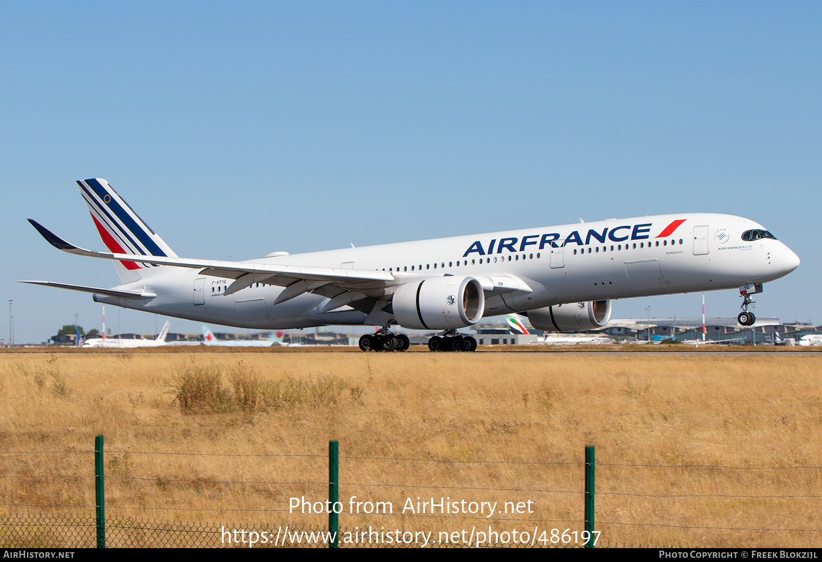 Aircraft Photo of F-HTYE | Airbus A350-941 | Air France | AirHistory.net #486197