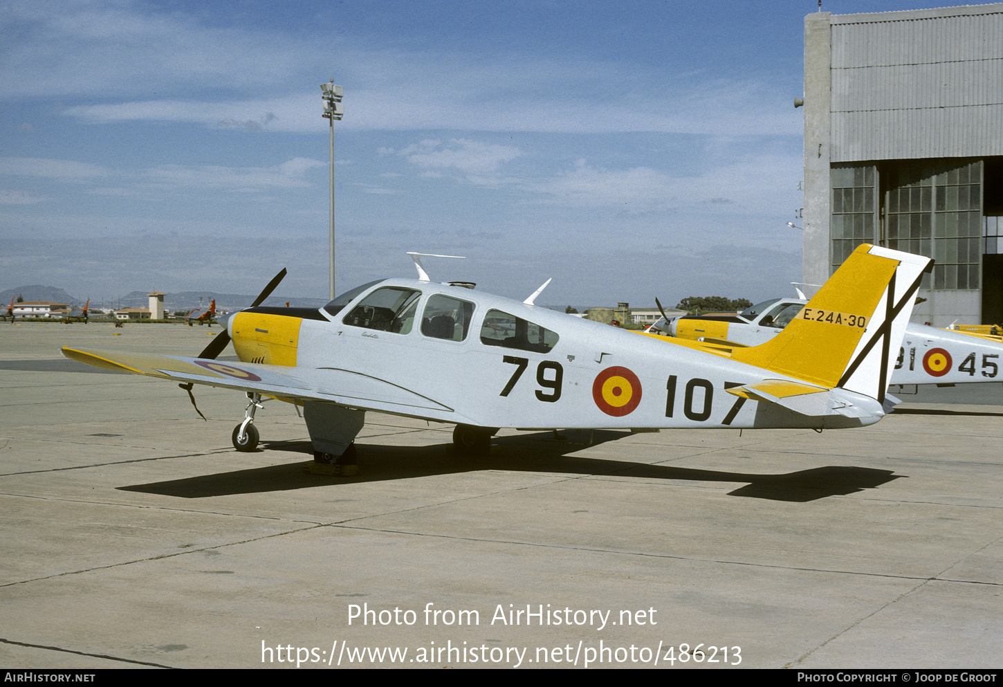 Aircraft Photo of E24A-30 | Beech F33C Bonanza | Spain - Air Force | AirHistory.net #486213