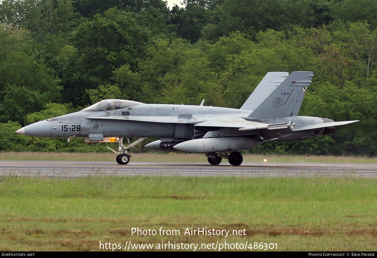 Aircraft Photo of C.15-41 | McDonnell Douglas EF-18A Hornet | Spain - Air Force | AirHistory.net #486301