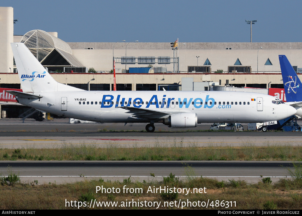 Aircraft Photo of YR-BAE | Boeing 737-46N | Blue Air | AirHistory.net #486311