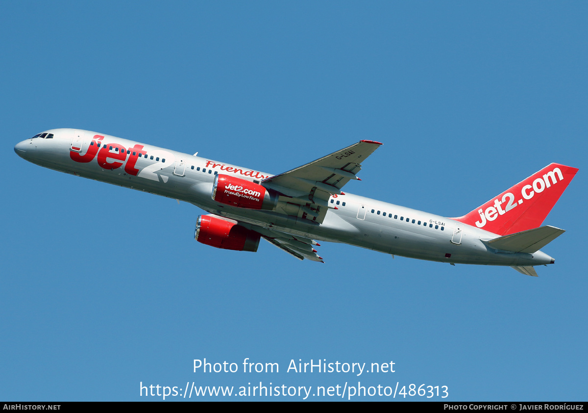 Aircraft Photo of G-LSAI | Boeing 757-21B | Jet2 | AirHistory.net #486313