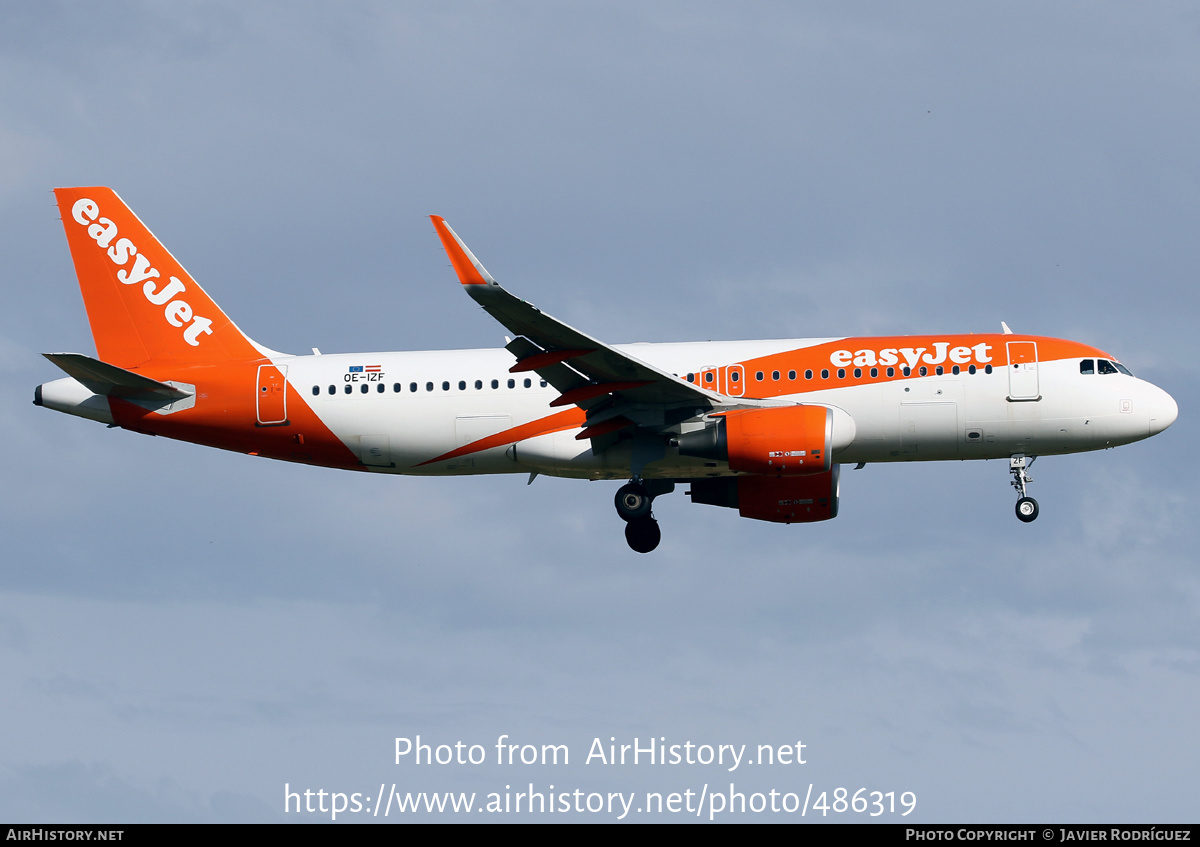 Aircraft Photo of OE-IZF | Airbus A320-214 | EasyJet | AirHistory.net #486319