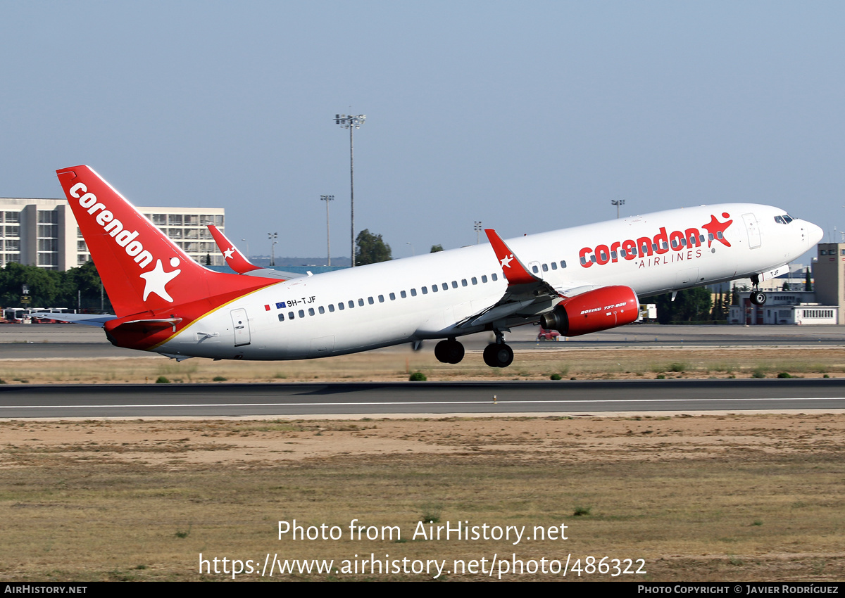 Aircraft Photo of 9H-TJF / 35082 | Boeing 737-85R | Corendon Airlines | AirHistory.net #486322