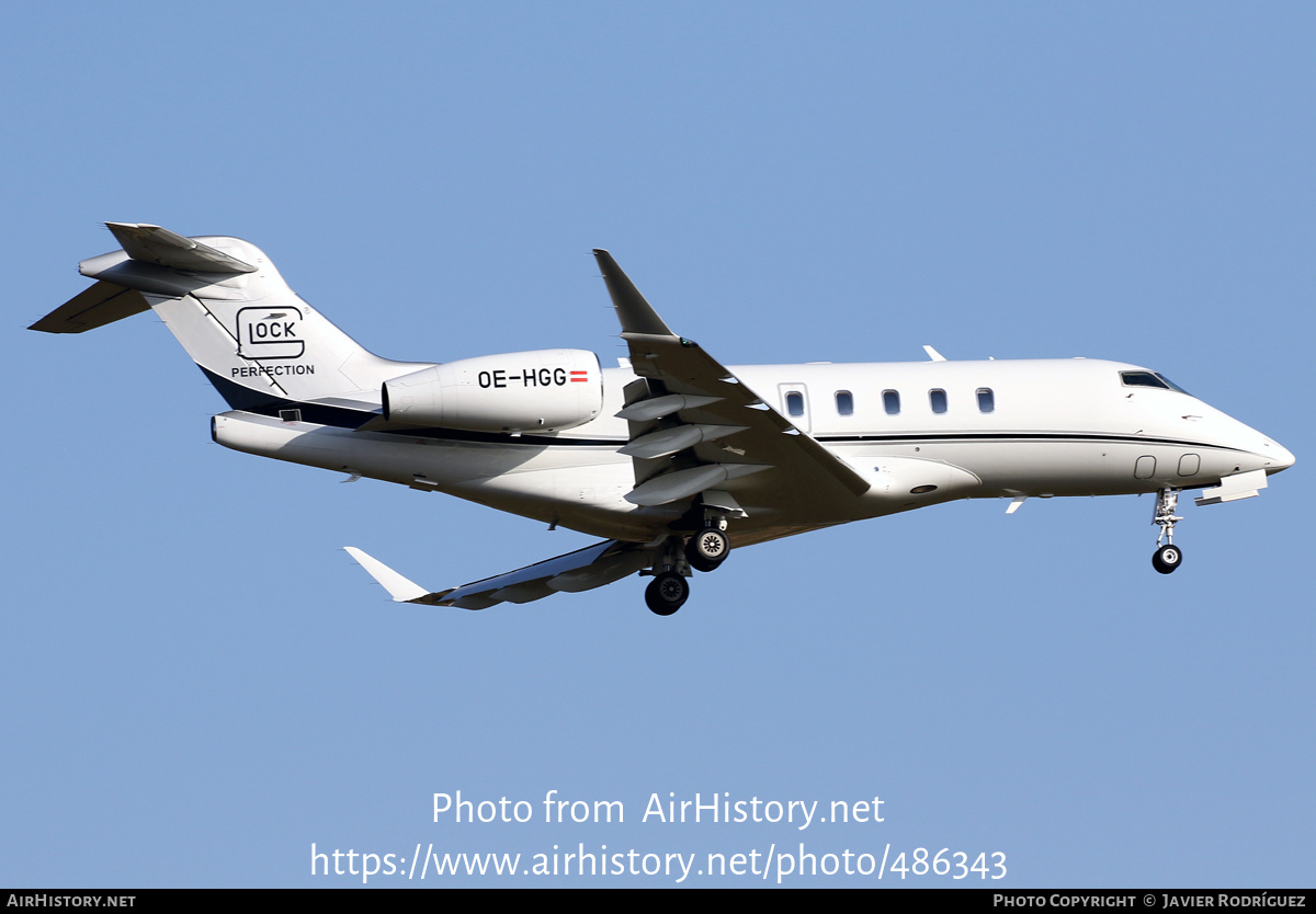 Aircraft Photo of OE-HGG | Bombardier Challenger 350 (BD-100-1A10) | Glock Aviation | AirHistory.net #486343