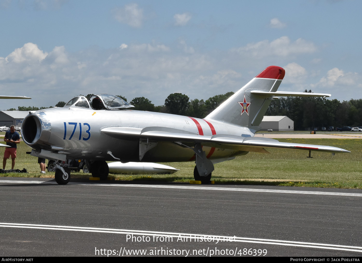 Aircraft Photo of N1713P / 1713 | PZL-Mielec Lim-5 (MiG-17F) | Russia - Air Force | AirHistory.net #486399