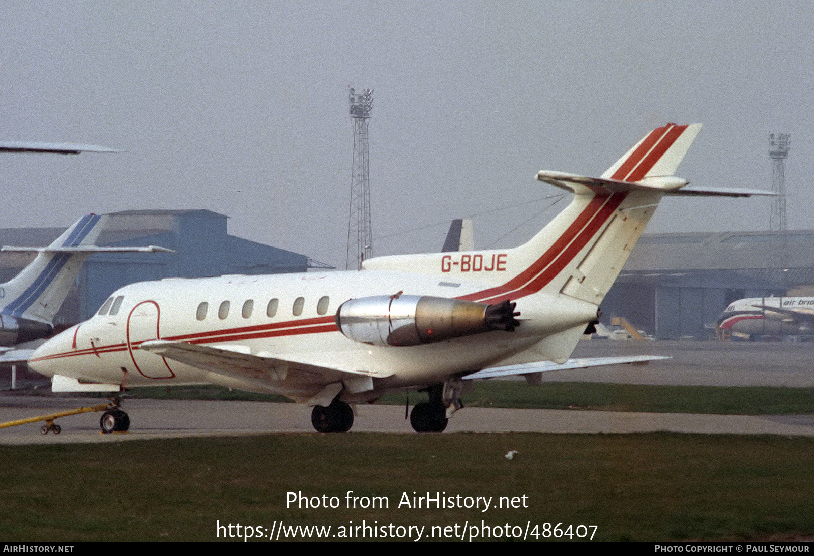 Aircraft Photo of G-BDJE | Hawker Siddeley HS-125-600B | AirHistory.net #486407