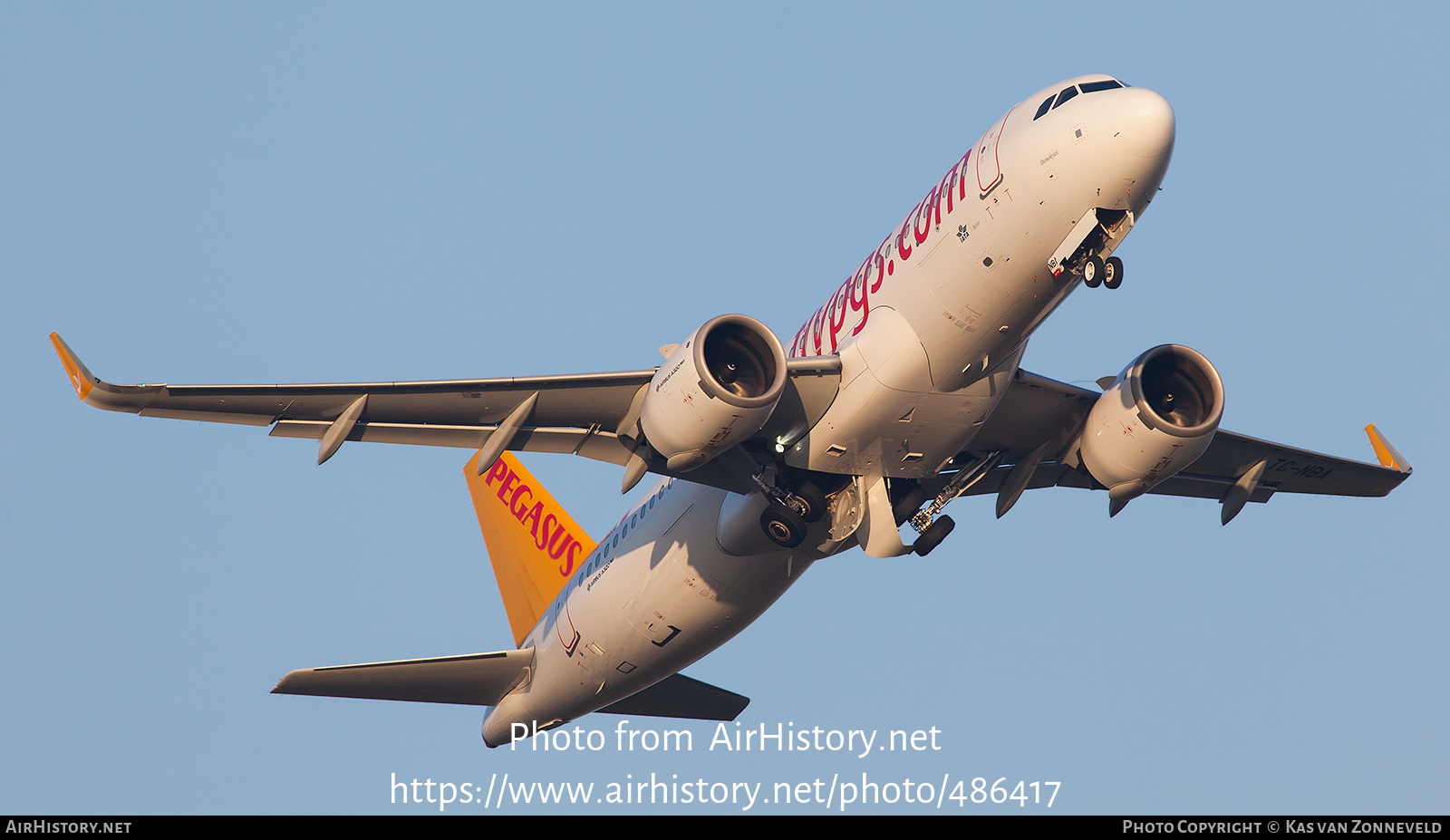 Aircraft Photo of TC-NBA | Airbus A320-251N | Pegasus Airlines | AirHistory.net #486417