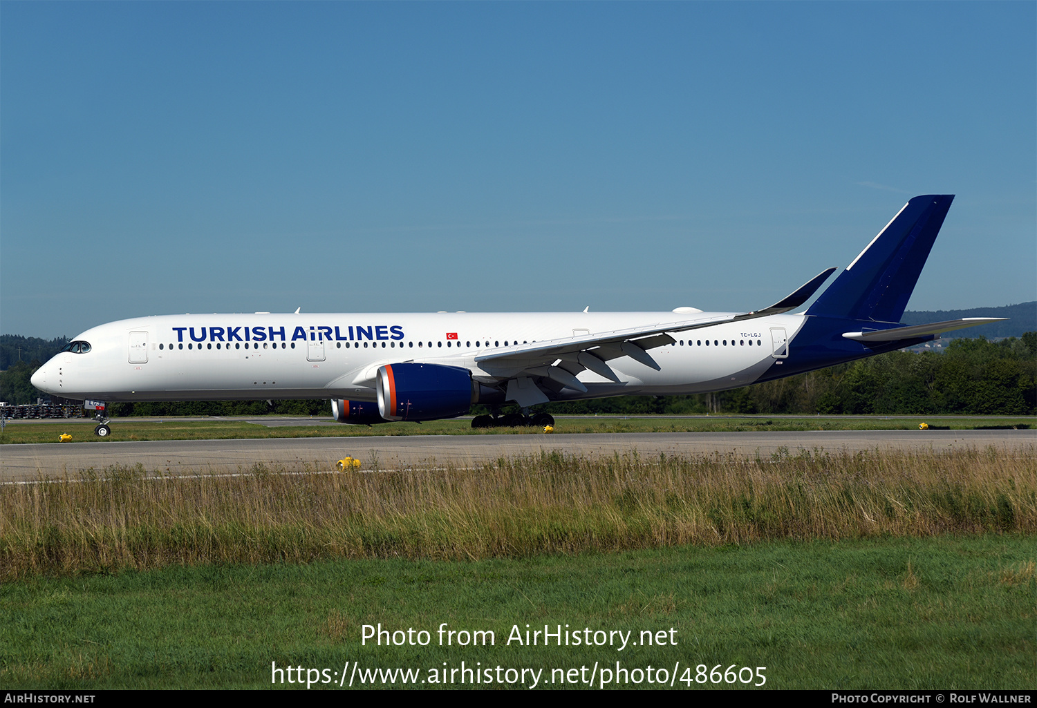 Aircraft Photo of TC-LGJ | Airbus A350-941 | Turkish Airlines | AirHistory.net #486605