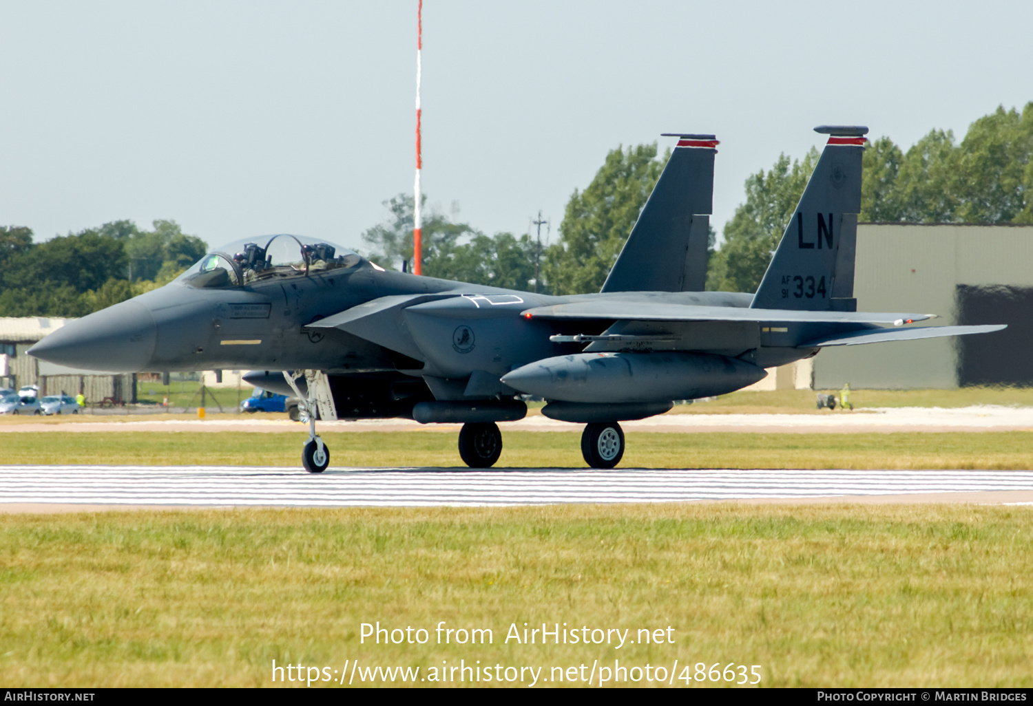 Aircraft Photo of 91-0334 / AF91-334 | McDonnell Douglas F-15E Strike Eagle | USA - Air Force | AirHistory.net #486635