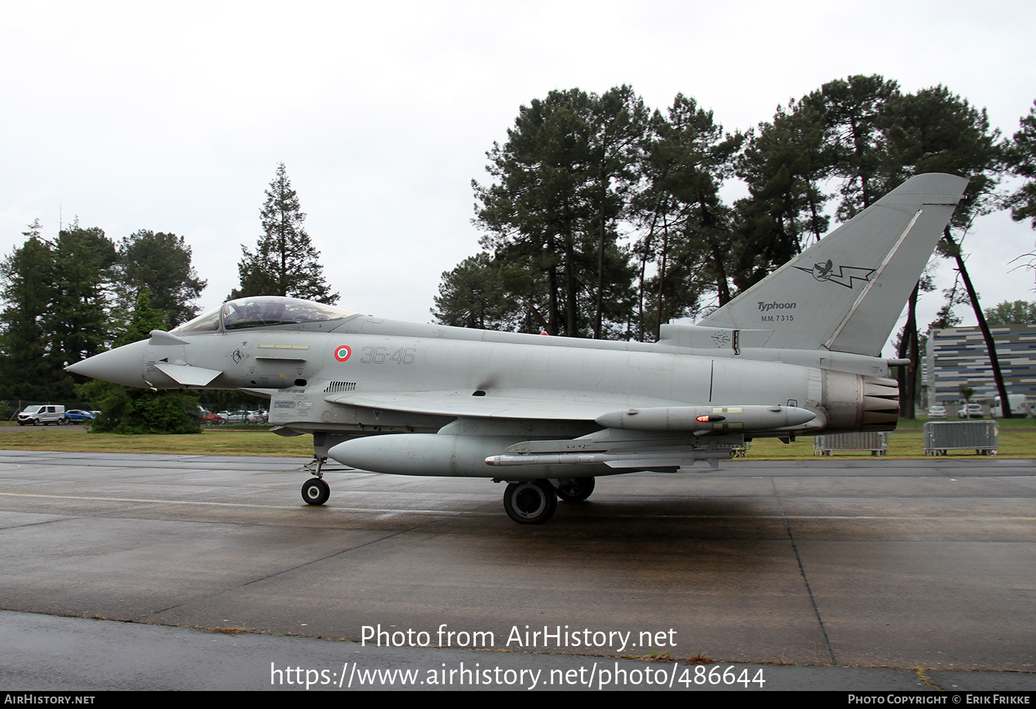 Aircraft Photo of MM7315 | Eurofighter F-2000A Typhoon | Italy - Air Force | AirHistory.net #486644